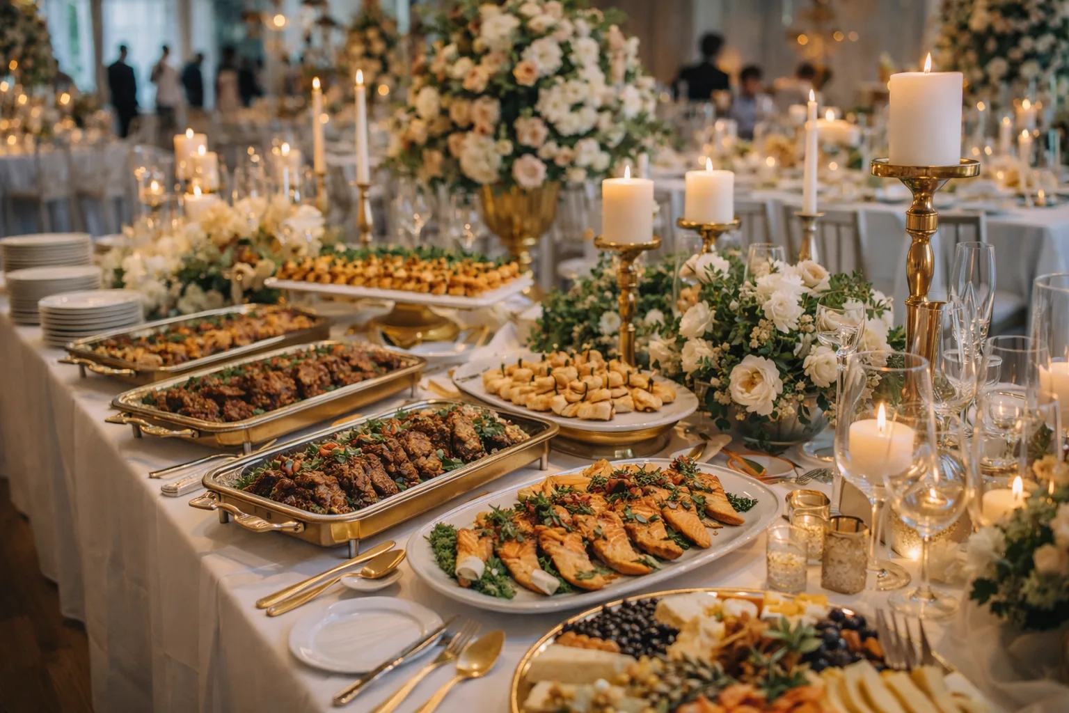 Catering premium en Cancún con montaje y servicio profesional