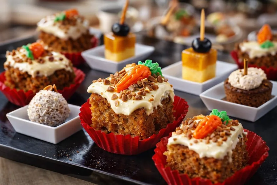 Buffet con loza, servicio y postre personal (paquete 3)